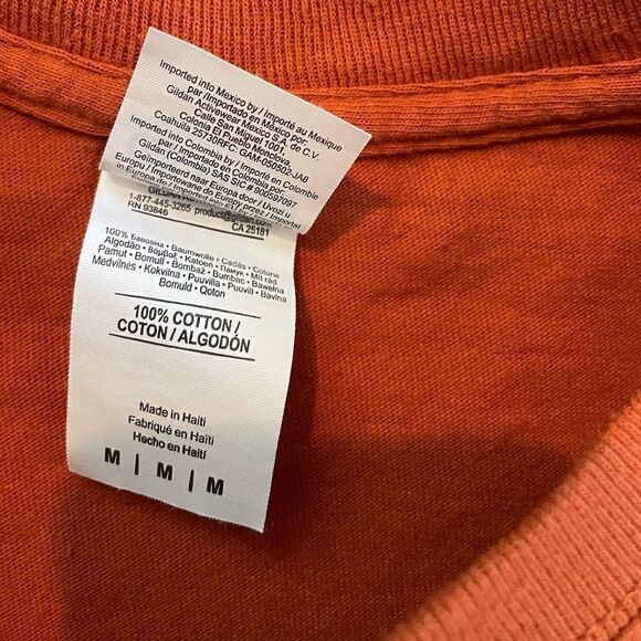 ZION NATIONAL PARK T-SHIRT ORANGE SIZE MEDIUM - Picture 5 of 5